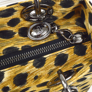 CHRISTIAN DIOR 1998 Cheetah Lady Dior Bag Medium 65362