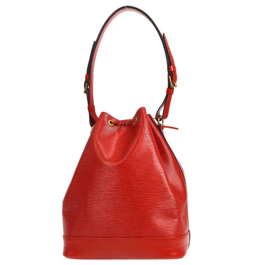 LOUIS VUITTON★ NOE DRAWSTRING SHOULDER BAG RED EPI M44007 56440