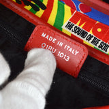 CHRISTIAN DIOR * Mania Saddle Handbag Multicolor 98081