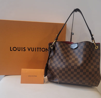 LOUIS VUITTON Damier Ebene Graceful PM