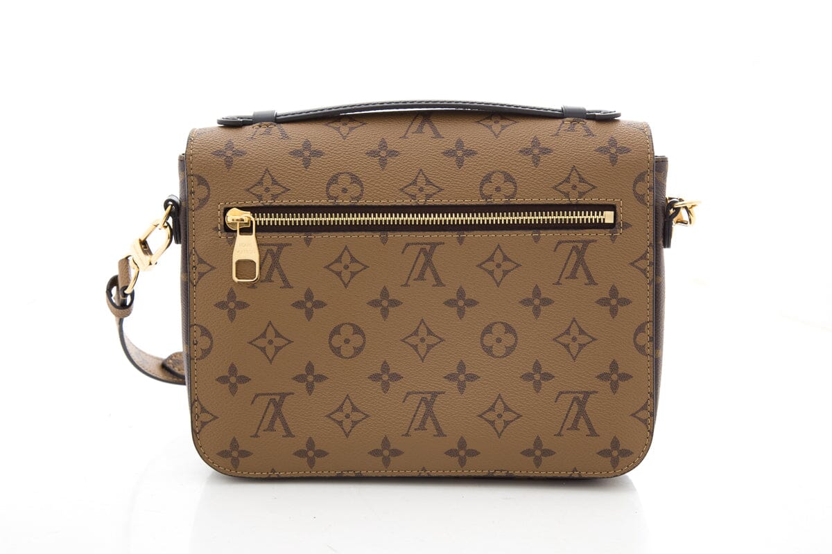 Louis Vuitton Brown Reverse Monogram Pochette Metis Cross-Body