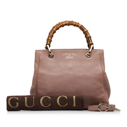 Gucci Bamboo Shopper Small Brown