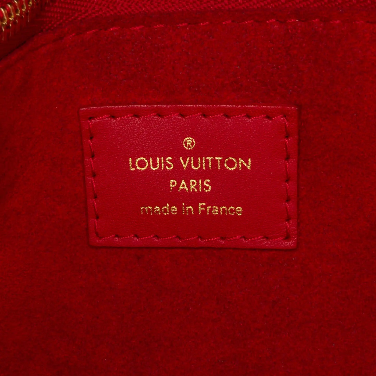 Louis Vuitton Double V Red Monogram Canvas