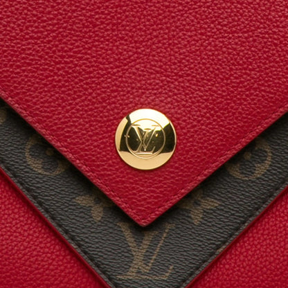 Louis Vuitton Double V Red Monogram Canvas