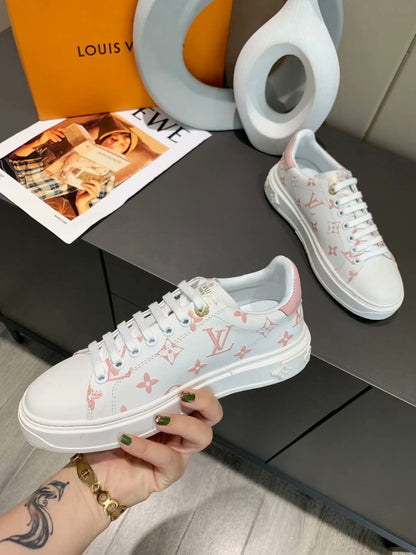 The Bags Vibe - Louis Vuitton Time Out PInk Sneaker