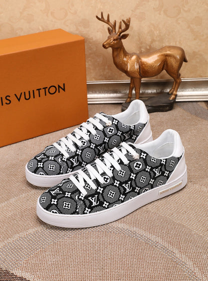 The Bags Vibe - Louis Vuitton Time Out Black And White Sneaker