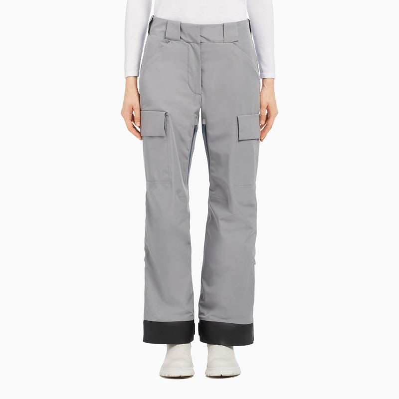 Prada Grey Nylon Technical Pants Women