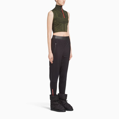 Prada Black Nylon Technical Pants Women