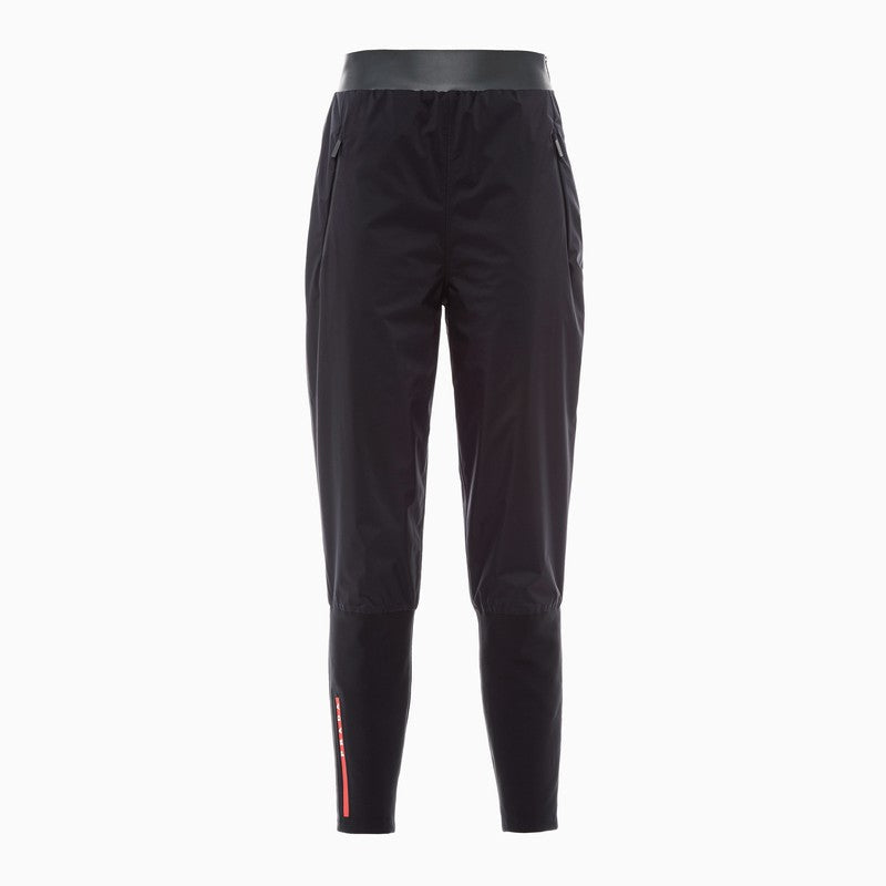 Prada Black Nylon Technical Pants Women