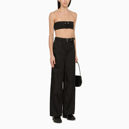 Prada Black Re-Nylon Trousers Women