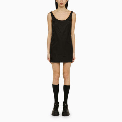 Prada Black Re-Nylon Short Dress Women