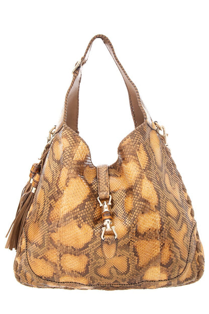 Gucci Vintage Jackie Python Hobo