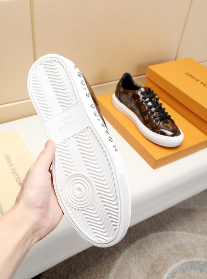 The Bags Vibe - Louis Vuitton Low LWnogram Brown Breathable Sneaker