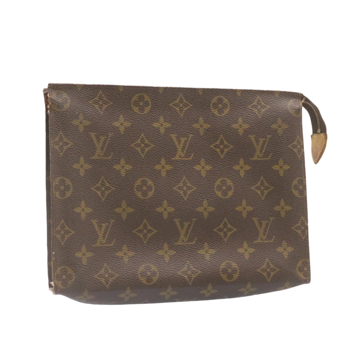 LOUIS VUITTON Monogram Poche Toilette 26 Pouch M47542 LV Auth 24955