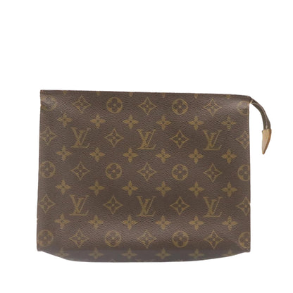 LOUIS VUITTON Monogram Poche Toilette 26 Pouch M47542 LV Auth 24955