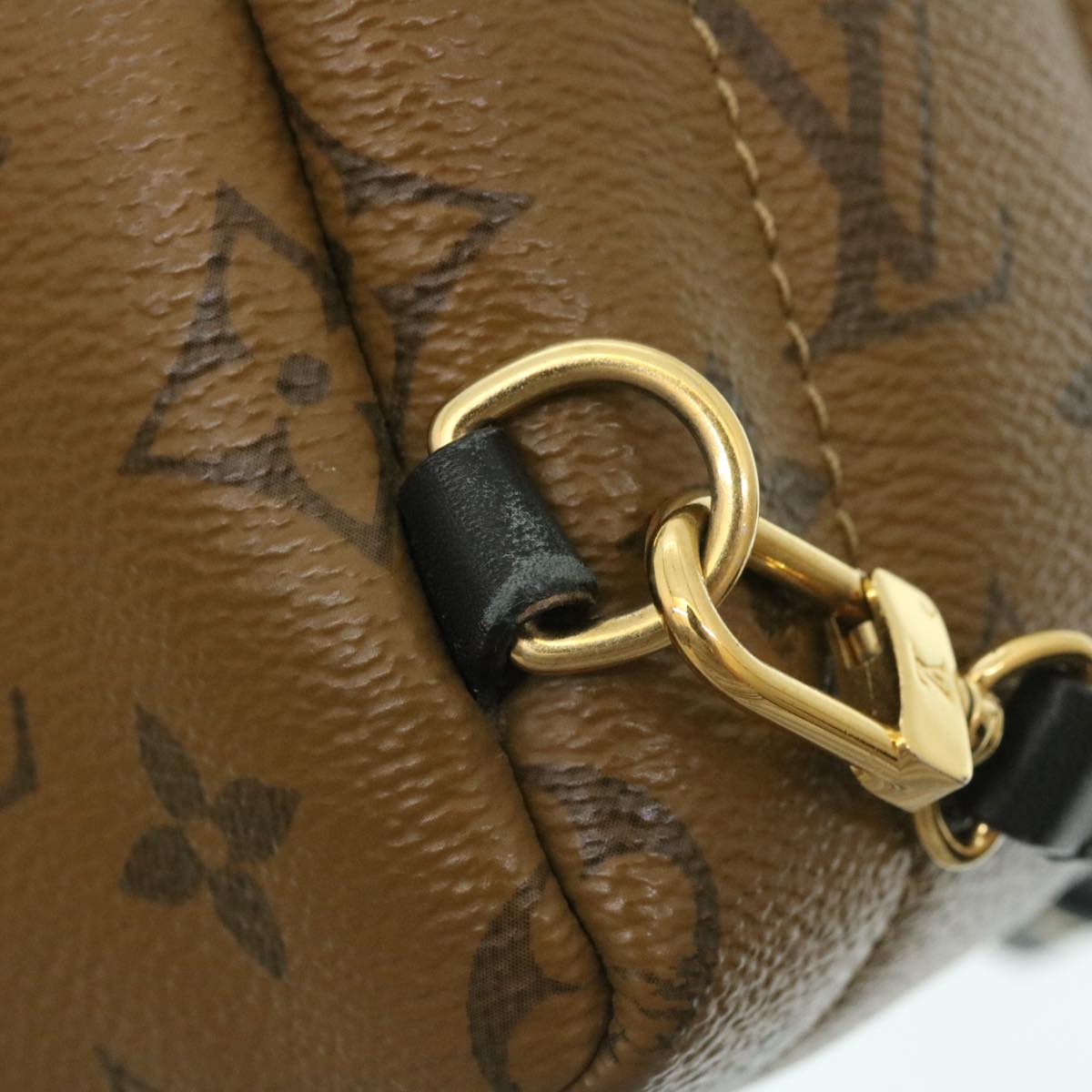 LOUIS VUITTON Monogram Reverse Palm Springs Mini Backpack M44872 LV 25969A