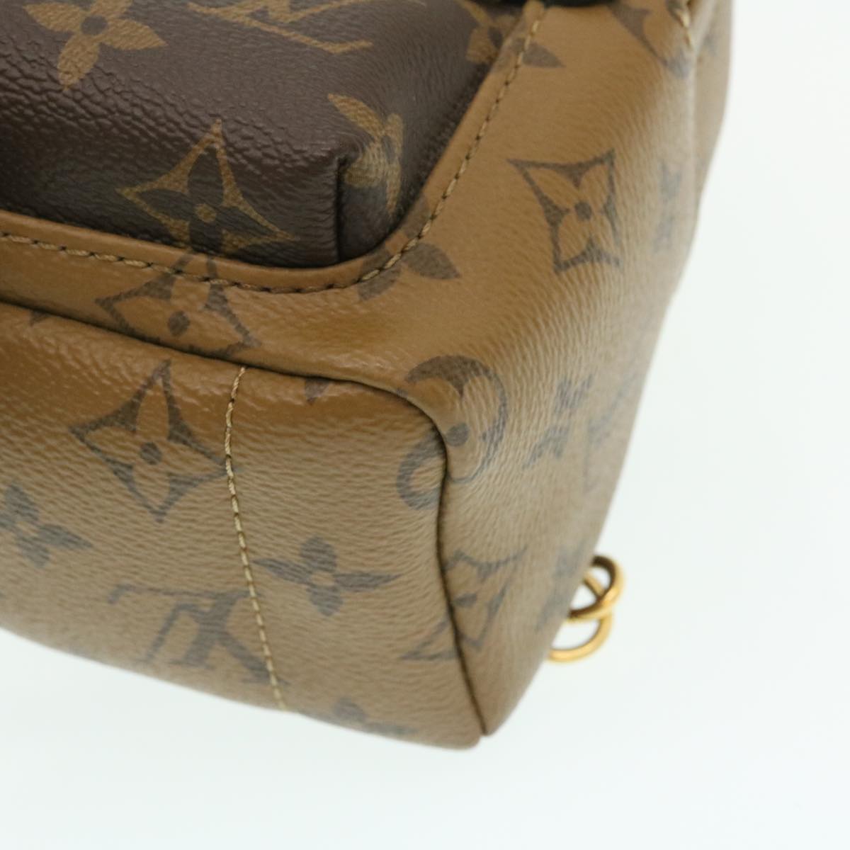 LOUIS VUITTON Monogram Reverse Palm Springs Mini Backpack M44872 LV 25969A