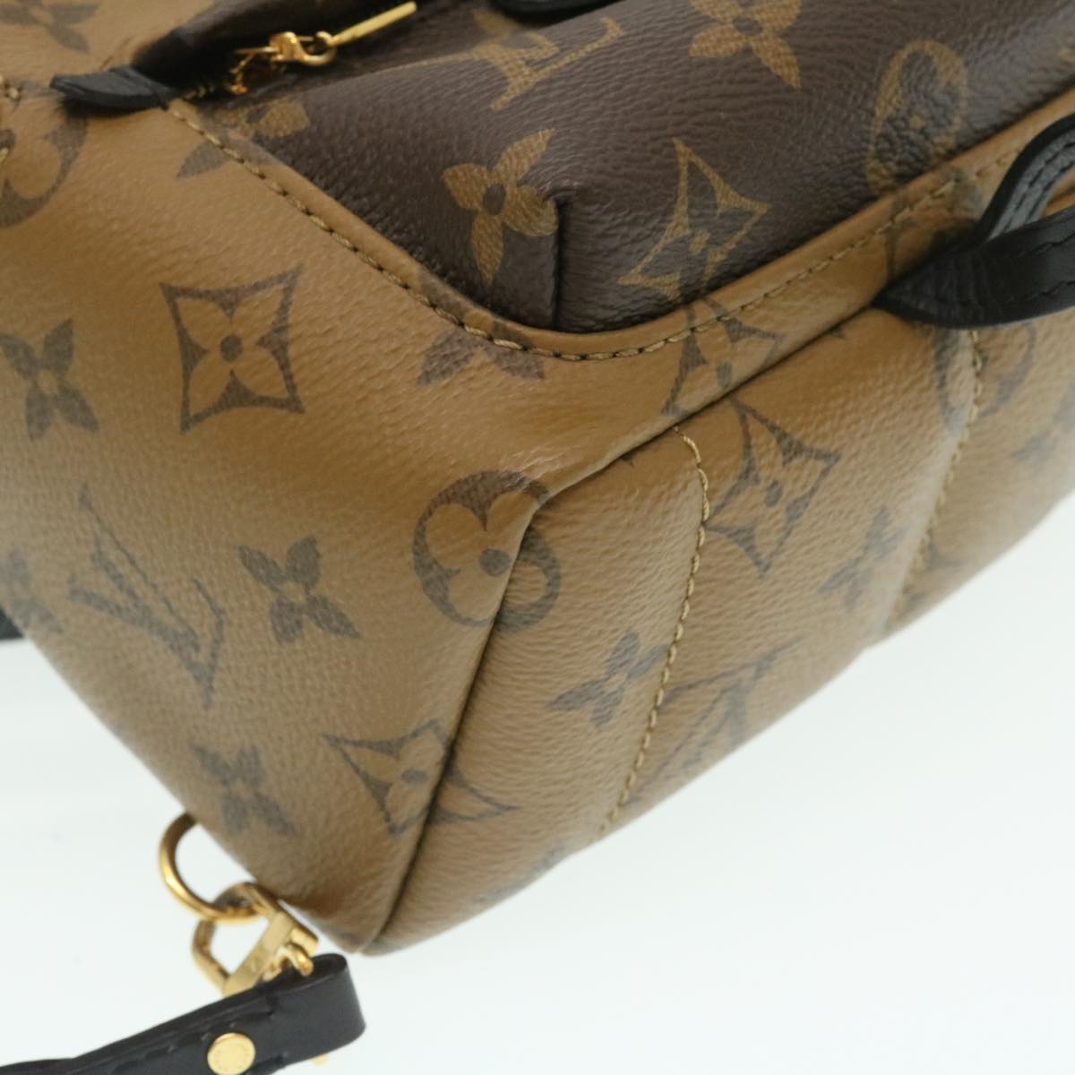 LOUIS VUITTON Monogram Reverse Palm Springs Mini Backpack M44872 LV 25969A