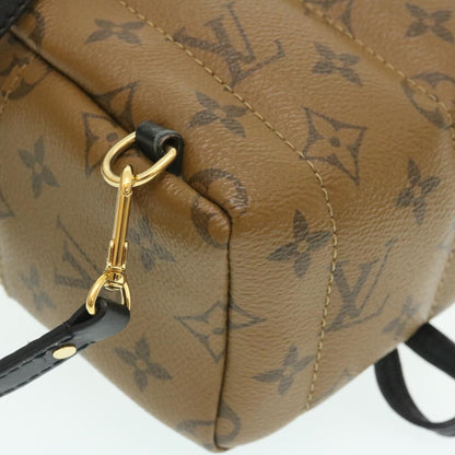 LOUIS VUITTON Monogram Reverse Palm Springs Mini Backpack M44872 LV 25969A