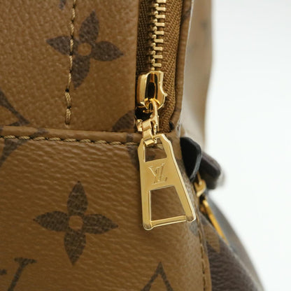 LOUIS VUITTON Monogram Reverse Palm Springs Mini Backpack M44872 LV 25969A