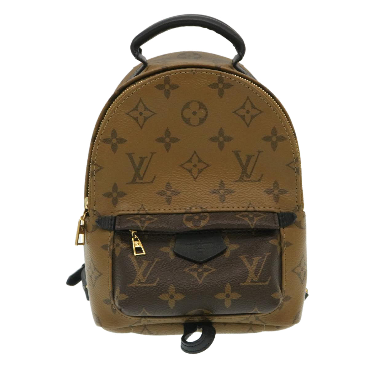 LOUIS VUITTON Monogram Reverse Palm Springs Mini Backpack M44872 LV 25969A