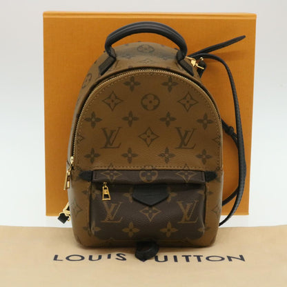 LOUIS VUITTON Monogram Reverse Palm Springs Mini Backpack M44872 LV 25969A