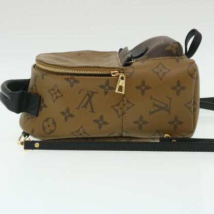 LOUIS VUITTON Monogram Reverse Palm Springs Mini Backpack M44872 LV 25969A