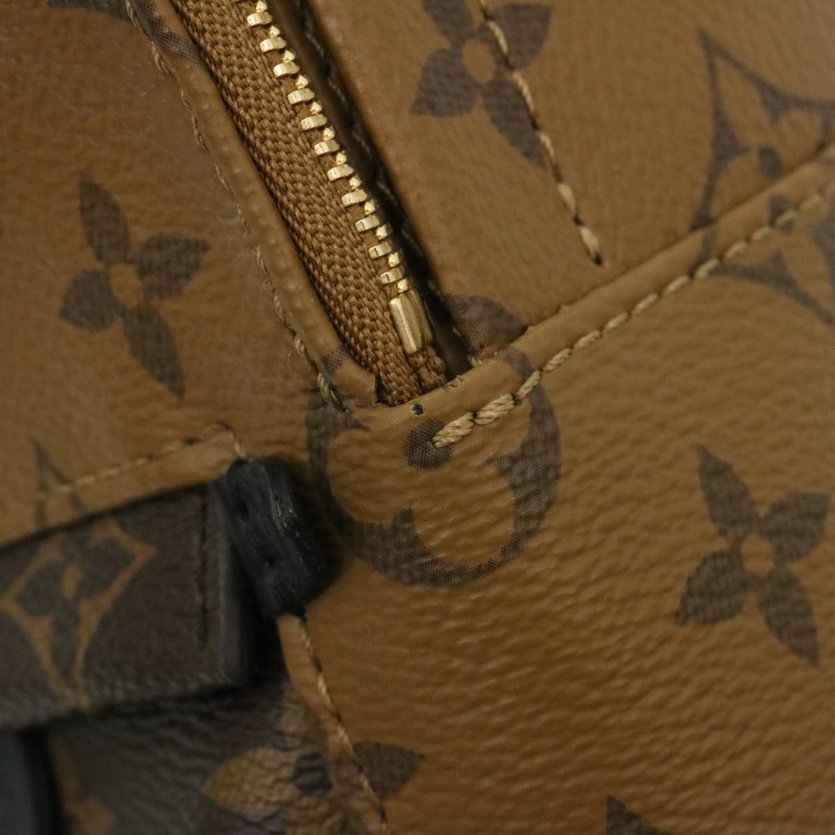 LOUIS VUITTON Monogram Reverse Palm Springs Mini Backpack M44872 LV 25969A