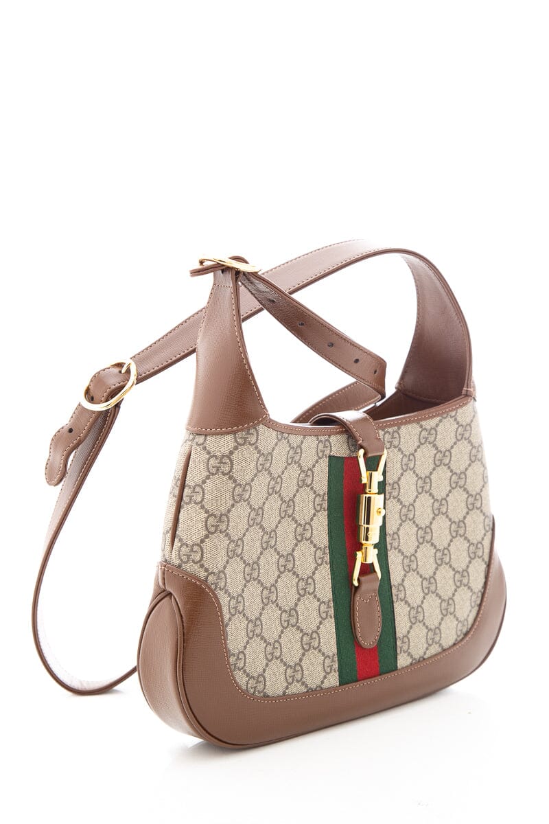 Gucci Jackie 1961 Brown Monogram Handbag