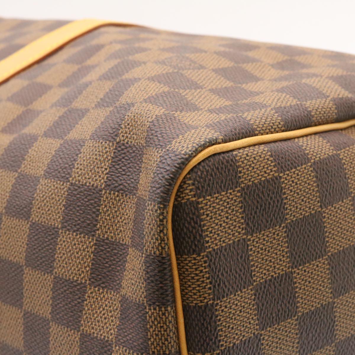 LOUIS VUITTON Damier Ebene Keepall 45 Boston Bag LV  26495A