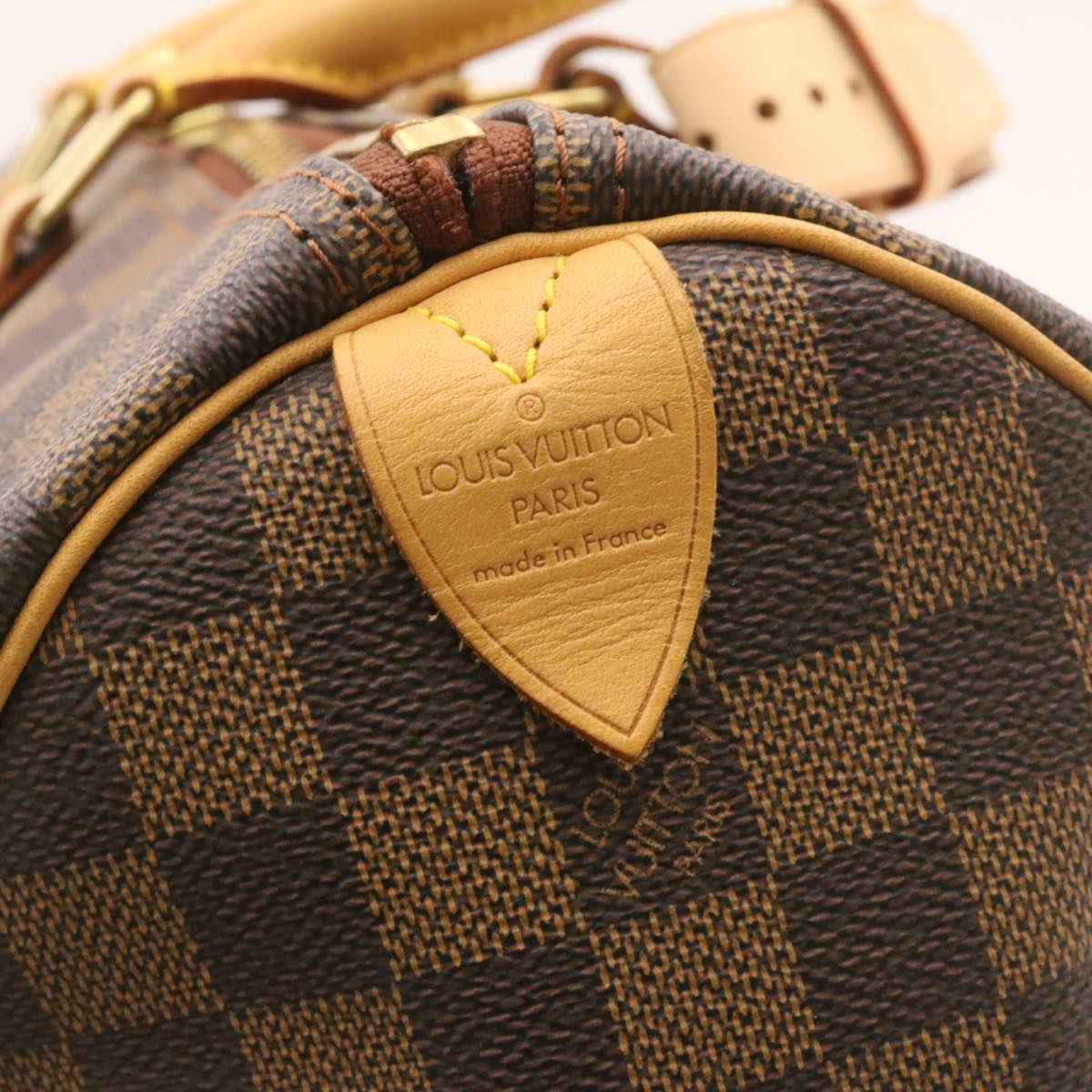 LOUIS VUITTON Damier Ebene Keepall 45 Boston Bag LV  26495A