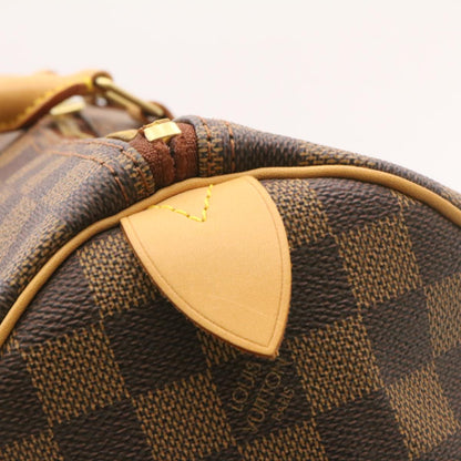 LOUIS VUITTON Damier Ebene Keepall 45 Boston Bag LV  26495A