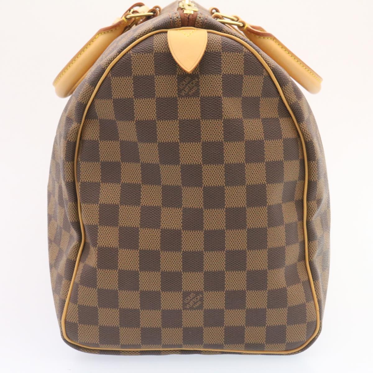 LOUIS VUITTON Damier Ebene Keepall 45 Boston Bag LV  26495A