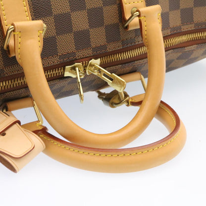 LOUIS VUITTON Damier Ebene Keepall 45 Boston Bag LV  26495A