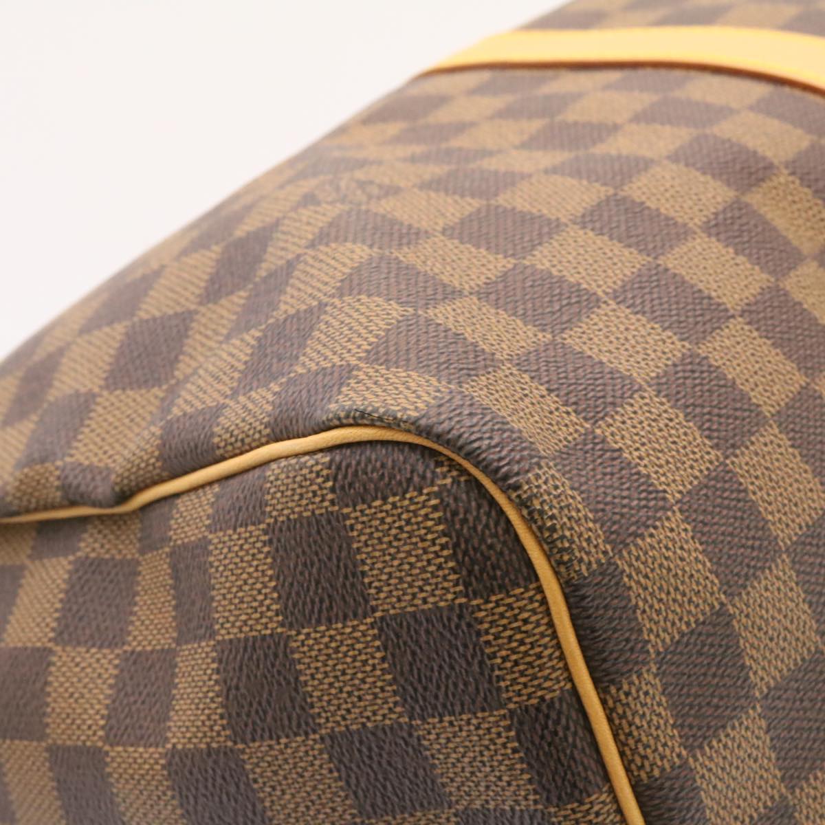 LOUIS VUITTON Damier Ebene Keepall 45 Boston Bag LV  26495A