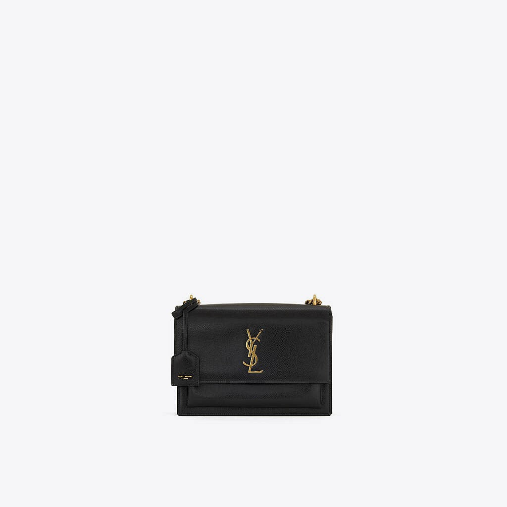 Saint Laurent Women Medium Sunset Leather Chain Bag