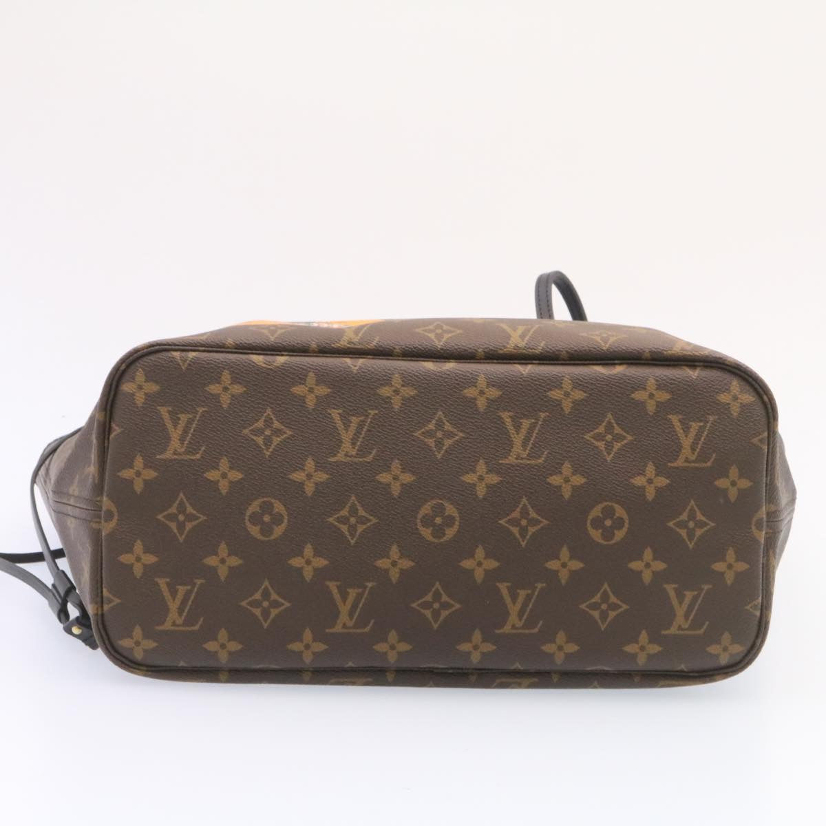 LOUIS VUITTON Monogram World Tour Neverfull MM Tote Bag M42844 LV  26563A