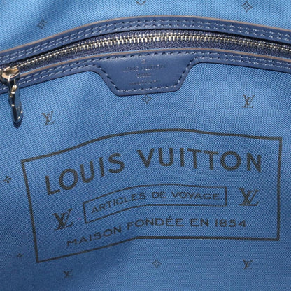 LOUIS VUITTON Monogram Escal Neverfull MM Tote Bag Blue M45128 LV  26573A