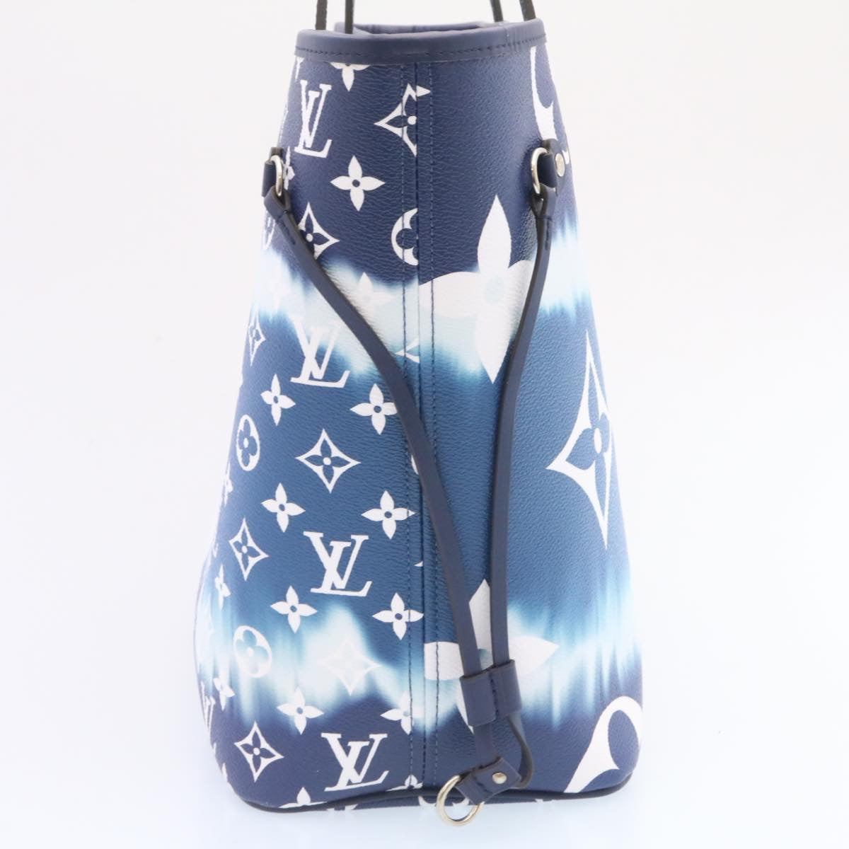 LOUIS VUITTON Monogram Escal Neverfull MM Tote Bag Blue M45128 LV  26573A