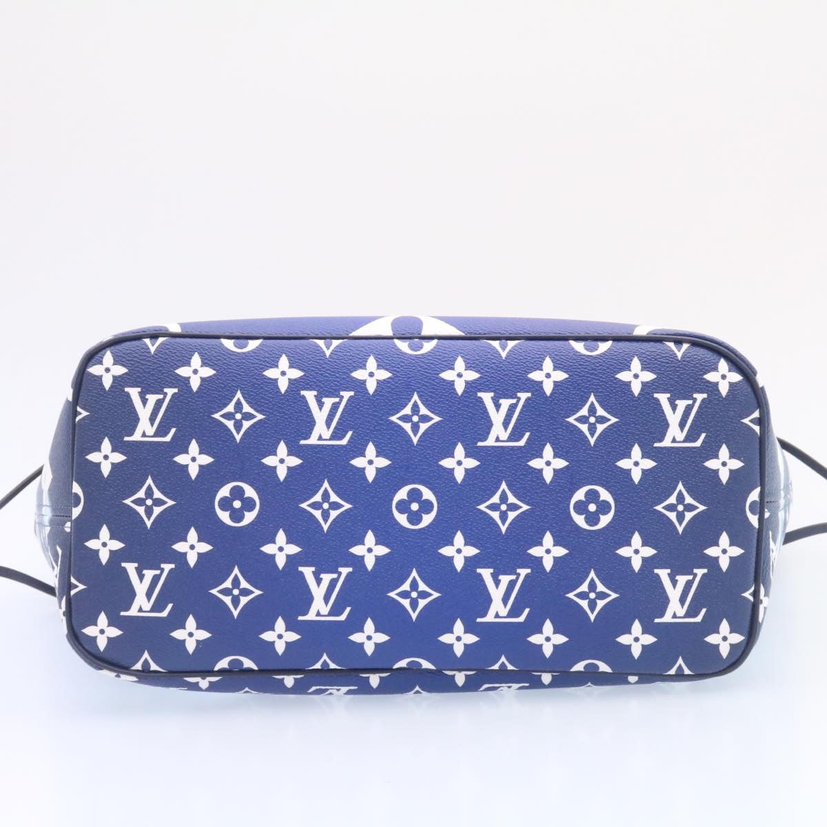 LOUIS VUITTON Monogram Escal Neverfull MM Tote Bag Blue M45128 LV  26573A