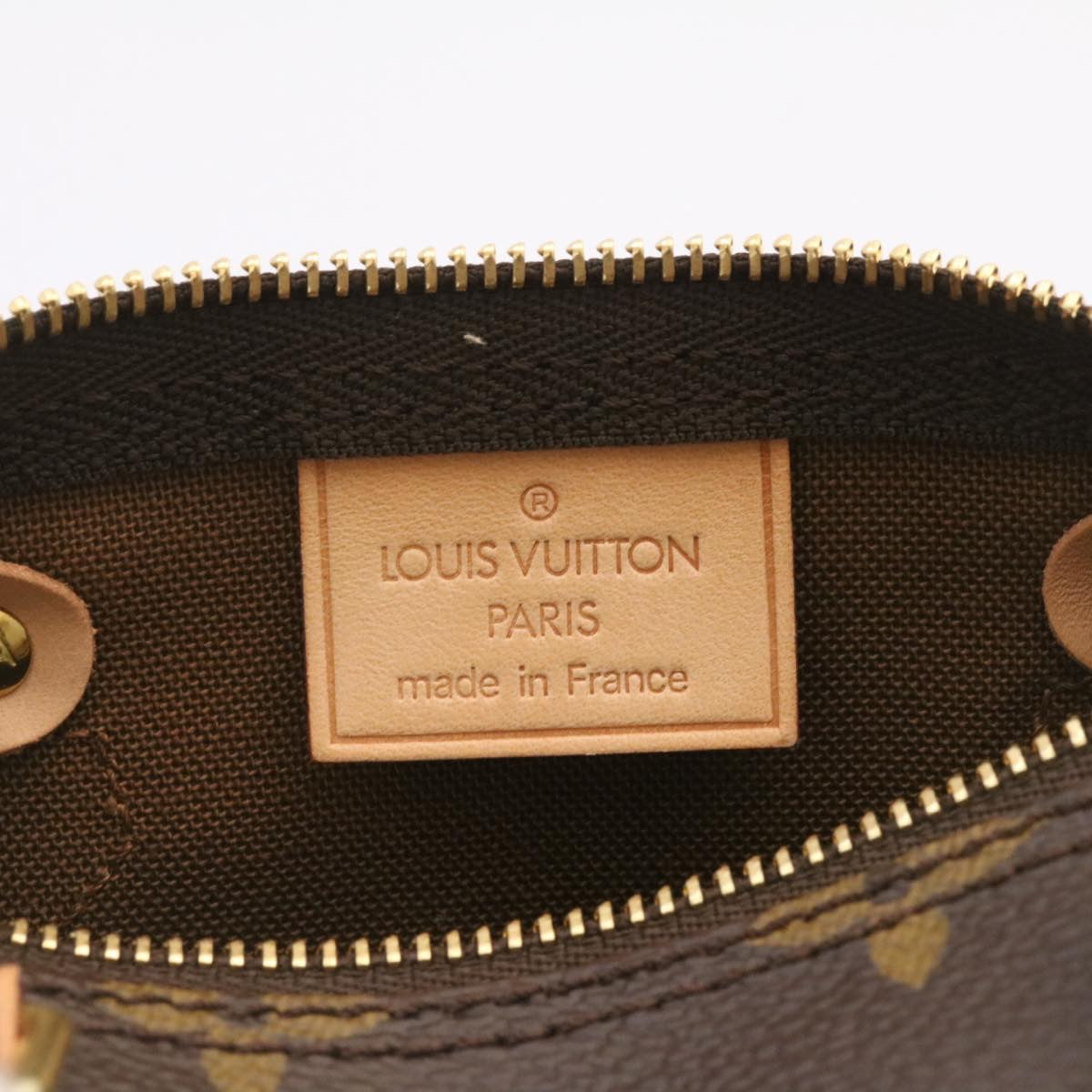 LOUIS VUITTON Monogram Mini Speedy Hand Bag M41534 LV  26741A