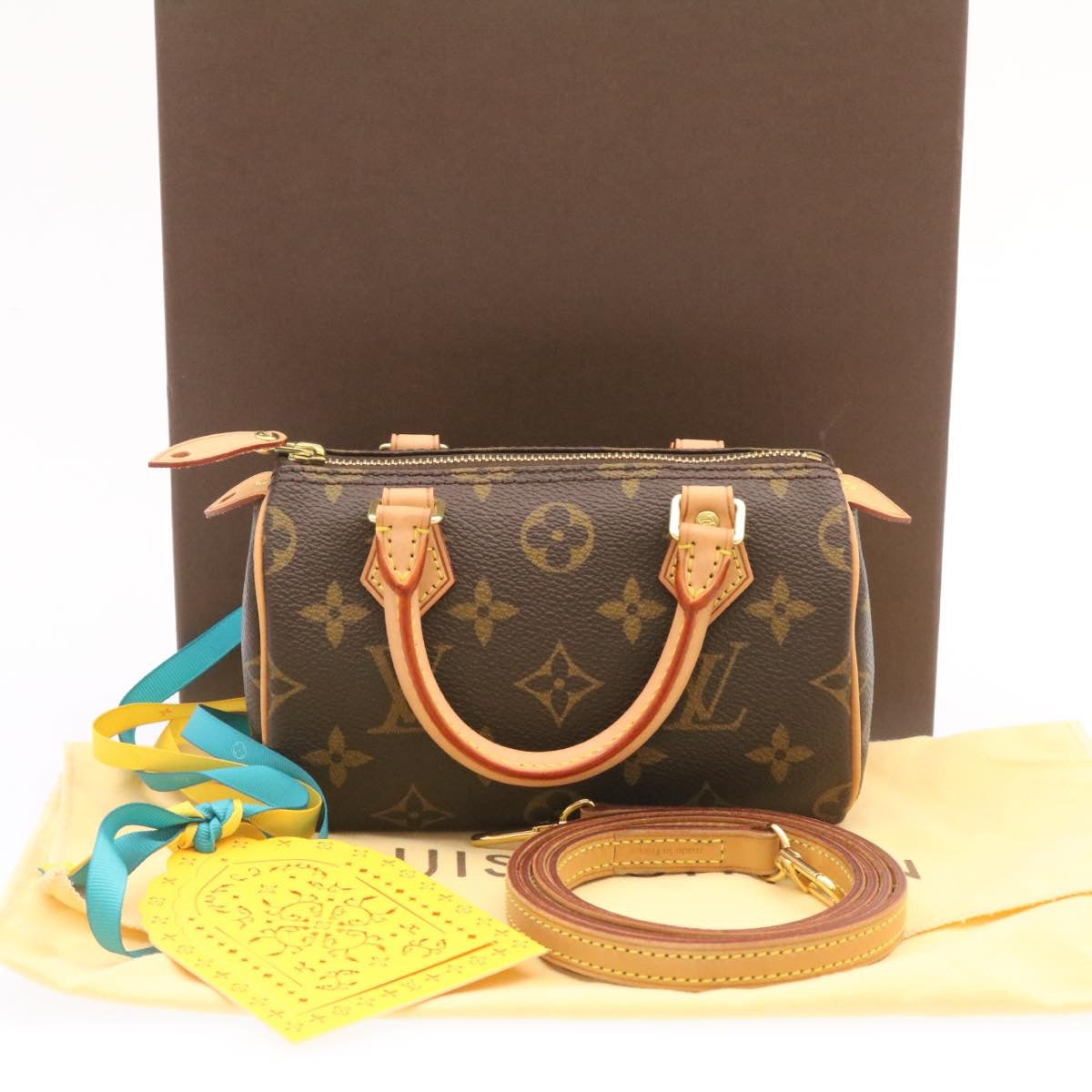 LOUIS VUITTON Monogram Mini Speedy Hand Bag M41534 LV  26741A