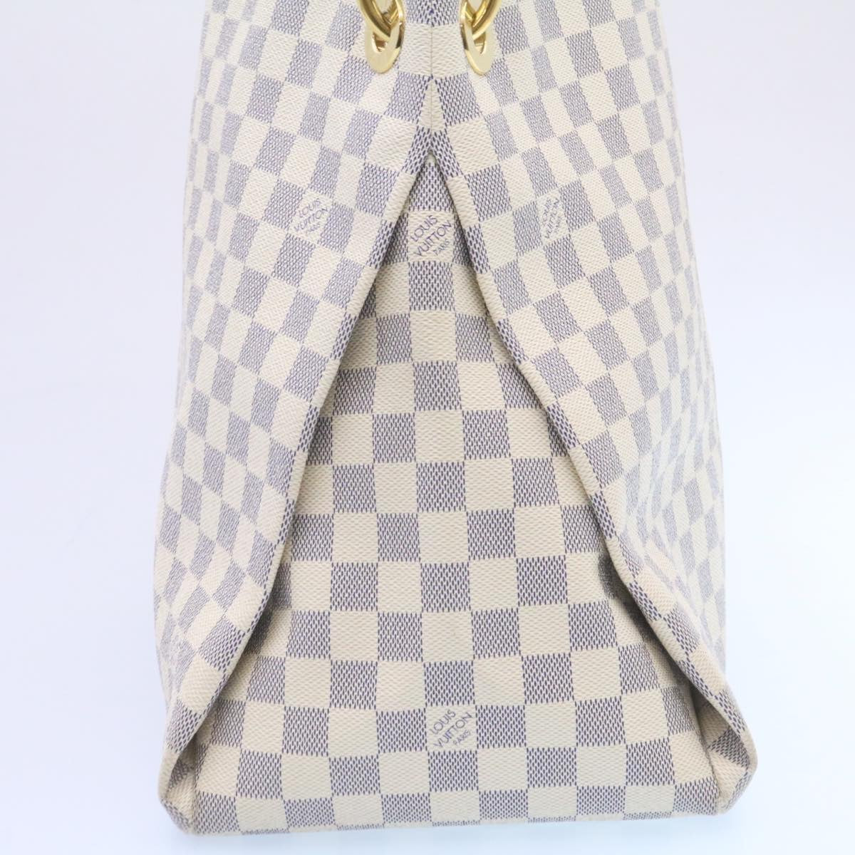 LOUIS VUITTON Damier Azur Artsy MM Shoulder Bag N41174 LV  26788