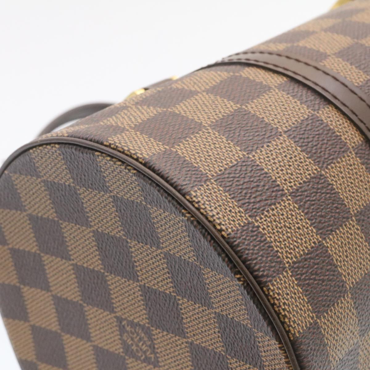 LOUIS VUITTON Damier Ebene Papillon 30 Hand Bag N51303 LV Auth 27147