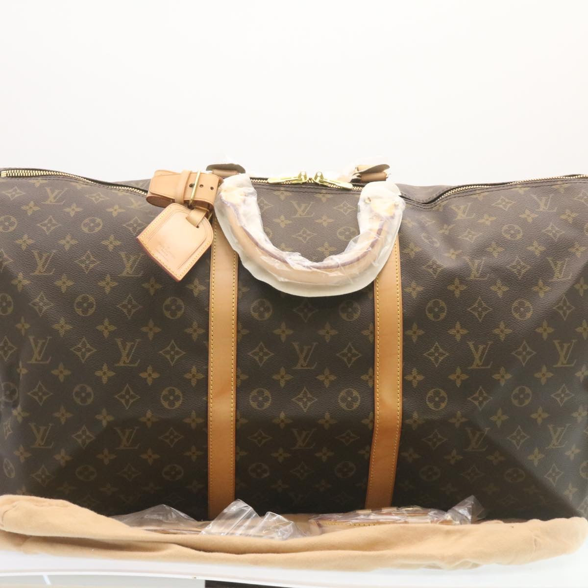 LOUIS VUITTON Monogram Keepall Bandouliere 60 Boston Bag M41412 LV  27538