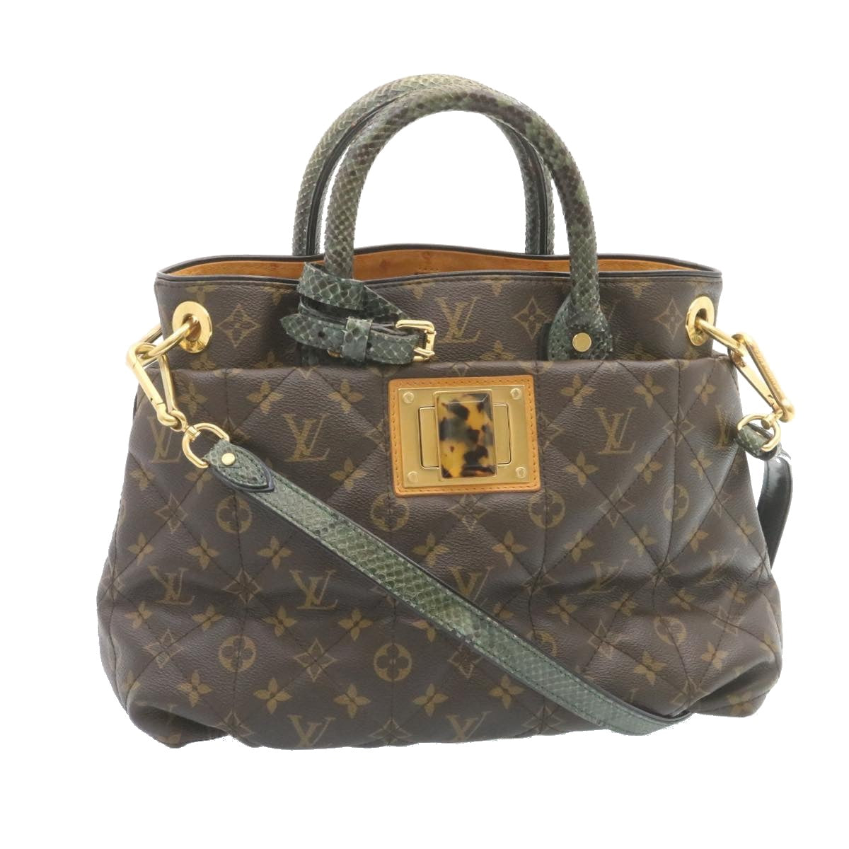 LOUIS VUITTON Monogram Etoile Exotic GM Hand Bag M40402 LV  27690A