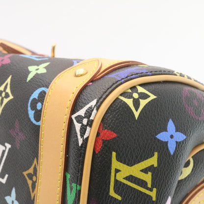 LOUIS VUITTON Monogram Multicolor Priscilla Hand Bag Black M40097 LV  27844A