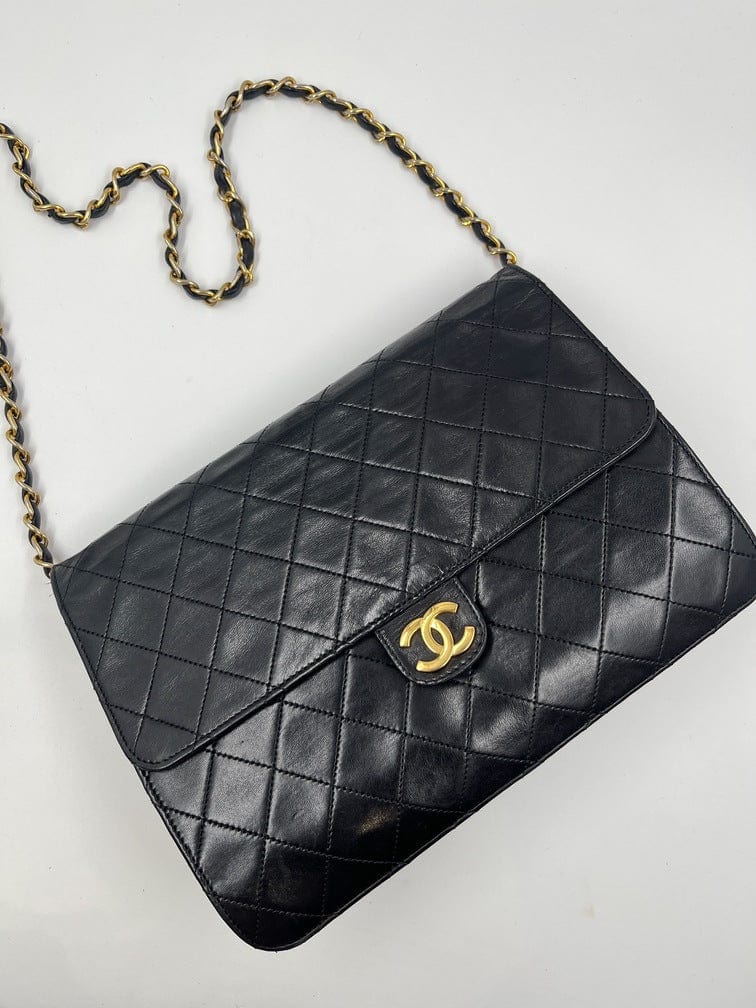 Vintage Black Chanel Flap Bag