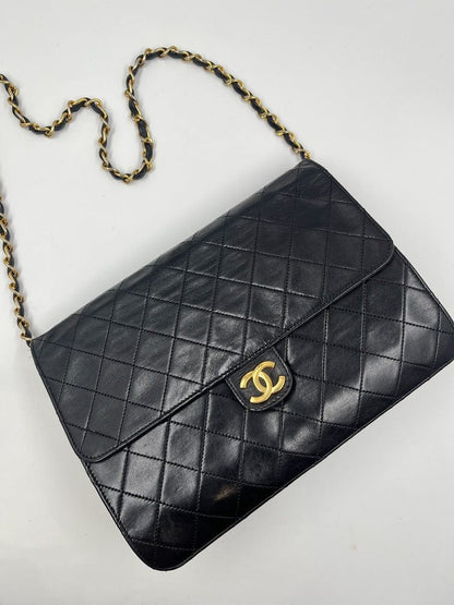 Vintage Black Chanel Flap Bag