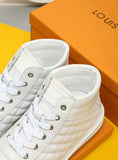 The Bags Vibe - Louis Vuitton HIgh Top Metal White Sneaker